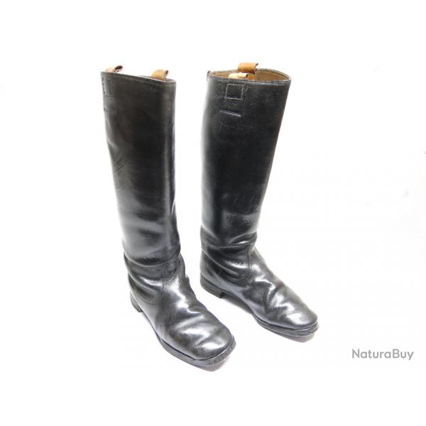 Paire de bottes cuir originales Allemandes  WH ref  9654