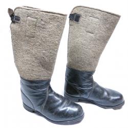 Paire de bottes originales Allemandes hiver front de l'est    ref  2365