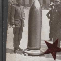 CPA - carte postale ancienne GUERRE 1914-18. Musée de l'Armée Obus de 420 vers Verdun N°530