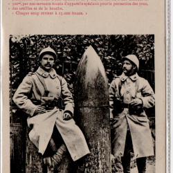 CPA - Reconstitution d'un obus allemand de 420 tombé aux environs de la Schlucht N°0038