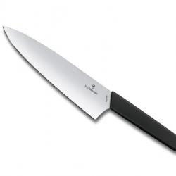 BEL2232 COUTEAU CHEF/CUISINE VICTORINOX LAME 20CM INOX MANCHE POLYPROPYLENE NOIR NEUF