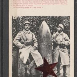 CPA -  Obus Allemand de 420mm - Environs de Verdun N°791