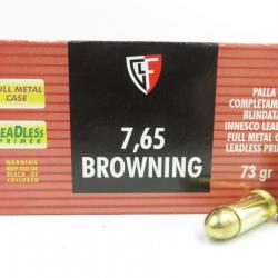 FIOCCHI 765 BROWNING FMJ 73GR X50