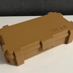 Boite à munitions 22Lr x100 Marron clair