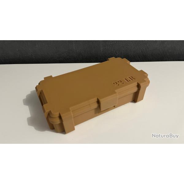 Boite  munitions 22Lr x100 Marron clair