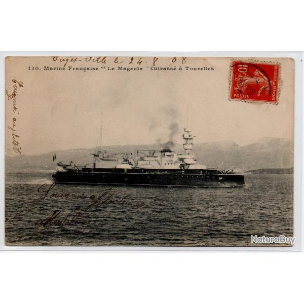CPA - MARINE FRANCAISE - LE MAGENTA Cuirass  Tourelles N1163