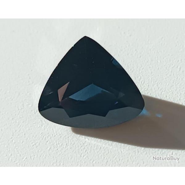 Spinelle naturelle, 4.20 carat, bleue, VVS, Sri-Lanka (non chauffe et non traite)