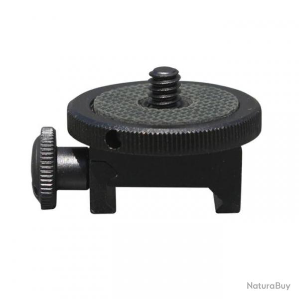 Adaptateur pour camra et accessoire  vis 1/4" sur rail picatinny