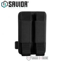 Porte Chargeur Double SAVIOR pour PCC (Glock, MP5, UMP, P90) avec Fixation Velcro