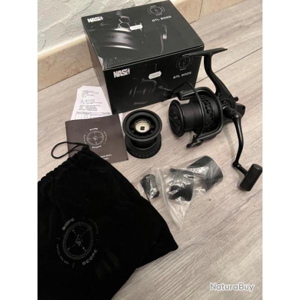 Moulinet Nash GTL 8000 + bobine supplmentaire