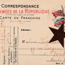 CPA - MILITARIA - correspondance des armées de la république N°969