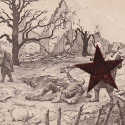 CPA - Prétre-soldat blessé en accomplissant son ministére N°049