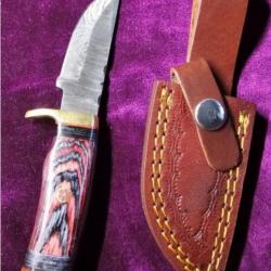 Couteau Bowie small damas blade