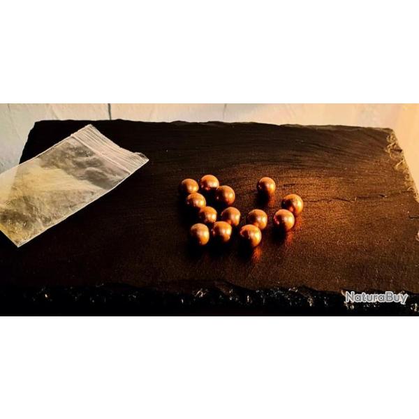 13 MUNITIONS BILLES CUIVRES POUR PLUS DE PUISSANCE ET DE PENETRATION! CAL. 43 T4E !