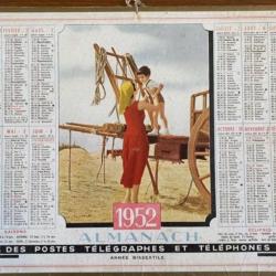 Almanach postes et télégraphes 1952 PTT
