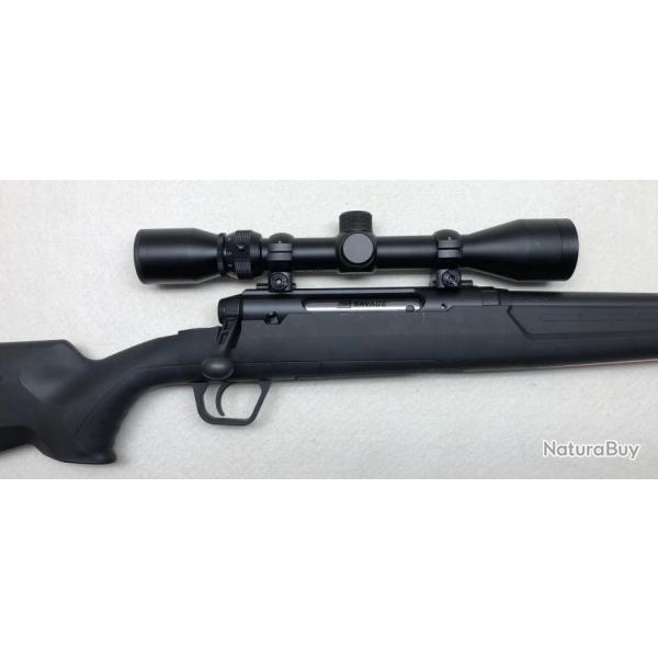 CARABINE A VERROU SAVAGE AXIS XP COMPOSITE NOIRE CAL.30-06 - LUNETTE 3-9X40 CANON FILETE