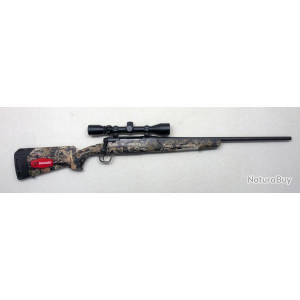 CARABINE SAVAGE AXIS XP CAMOUFLEE REALTREE HARDWOODS CALIBRE 30-06 LUNETTE 3-9X40