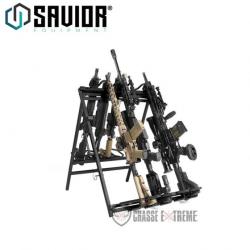 Ratelier Mobile Bas SAVIOR 9 Carabines Noir