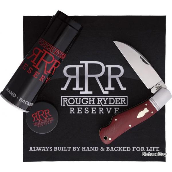 Couteau Rough Ryder Reserve Shapeshifter Lame Acier D2 Manche Micarta Rouge Boite Collector RRR041