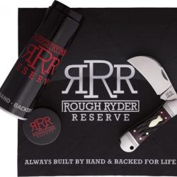 Couteau Rough Ryder Reserve Lame Acier D2 Hawkbill Manche Os Slip Joint Boîte Collector RRR038