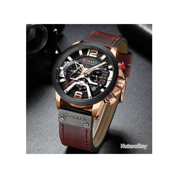 Montre Curren Brun pour homme