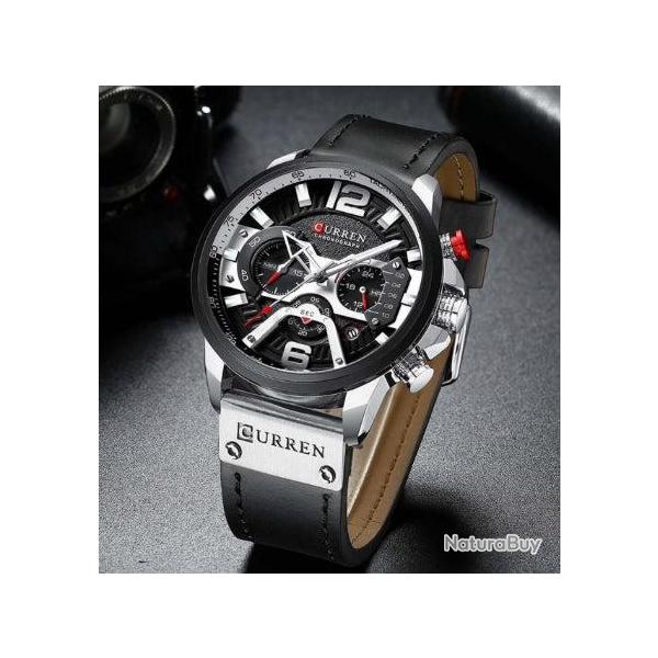 Montre Curren Noir pour homme