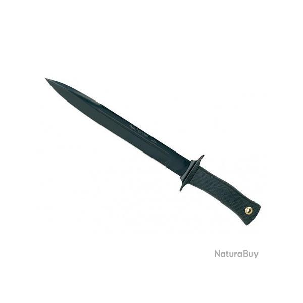 Poignard MUELA Escorp Lame Noire 19cm Inox