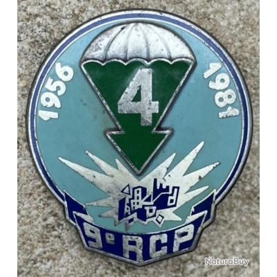 4 Cie 9 Régiment de Chasseurs Parachutistes Insignes Pucelles Fourragères 12838079