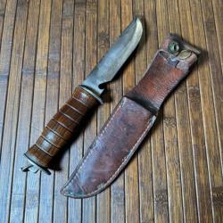 PAS COURANT POIGNARD DE COMBAT U.S EG WATERMAN  KNIFE WW2 39-45