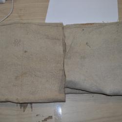 Lot de deux sac à vivre Militaire France WW1/WW2 à identifier (19) Equipement Soldat