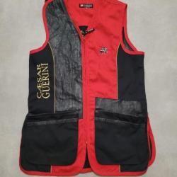 Gilet de tir Caesar Guérini rouge droitier Jamais porté taille M