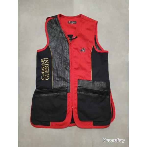 Gilet de tir Caesar Gurini rouge droitier Jamais port taille M