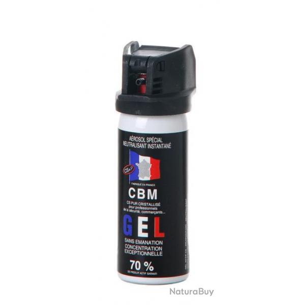 BOMBE GEL DEFENSE CS CAPOT CLAPET 50ML