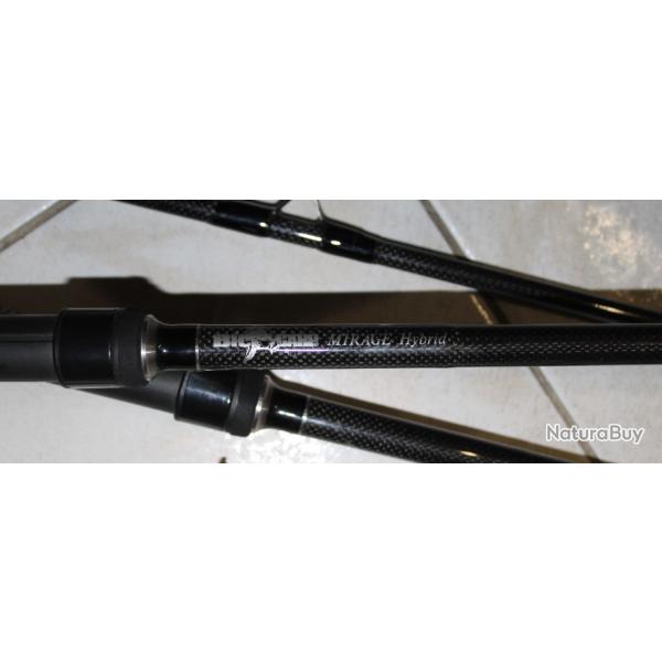 2 cannes Big Carp Mirage Hybrid 11p 4lbs
