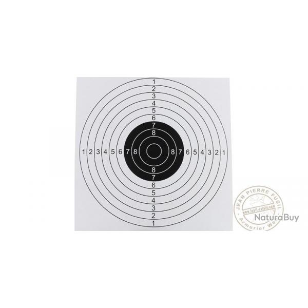 Lot de 100 cibles blanches Elite Airgun - 17 x 17 cm