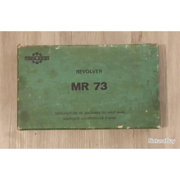 Ancienne bote Manurhin MR73