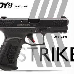 Pistolet DERYA DY9 cal.9mm noir Optic ready