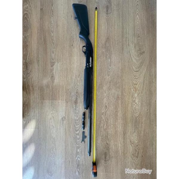 Fusil Baikal MP 153 chambr 12/89 canon de 71 cms, crosse synthtique.