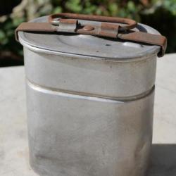 WEHRMACHT - thermos gamelle utilisée par l'armée allemande objet terrain NORMANDIE 44 - WWII