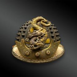 CASQUE de POMPIER appelé Kaji Kabuto de type Hoshi - Japon - Période Edo (1603-1868)