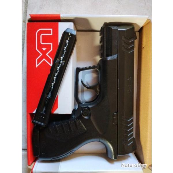 UX XBG SEMI-AUTO BB AIR PISTOLCO2 cal. 4,5 mm (.177) Steel BB