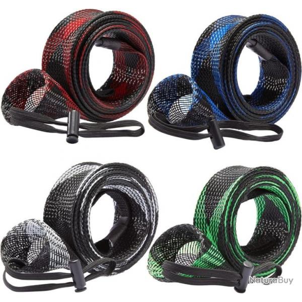 Fourreaux Manchons de Protection pour Cannes  pche 4Pcs Couleur Alatoire