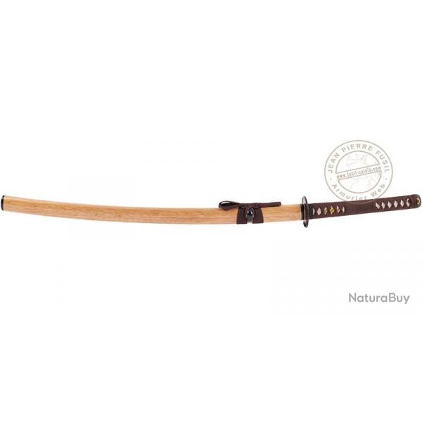 FUDOSHIN - Srie Bois Naturel Lame forge Maru (711) Katana