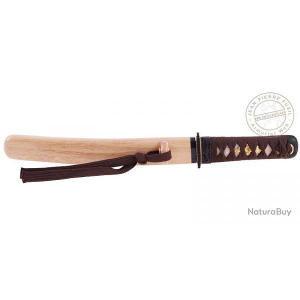 FUDOSHIN - Srie Bois Naturel Lame forge Maru (711) Tanto