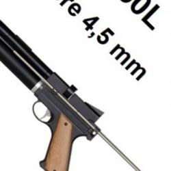 Pistolet Snowpeak  PP750L. PCP Régulateur et suppresseur intégrés. Calibre 4,5 mm 14 Joules.