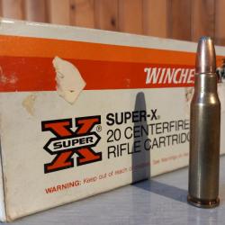 Boite incomplète balles calibre 307 Winchester