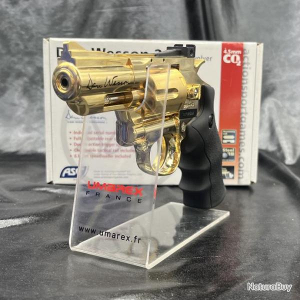 REVOLVER "GNB DAN WESSON 2.5'' - GOLD - Cal 4.5BBS - CO2