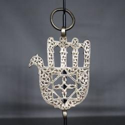 Hamsa ou main de Fatima en bronze - Maroc, 19ème début 20ème siècle