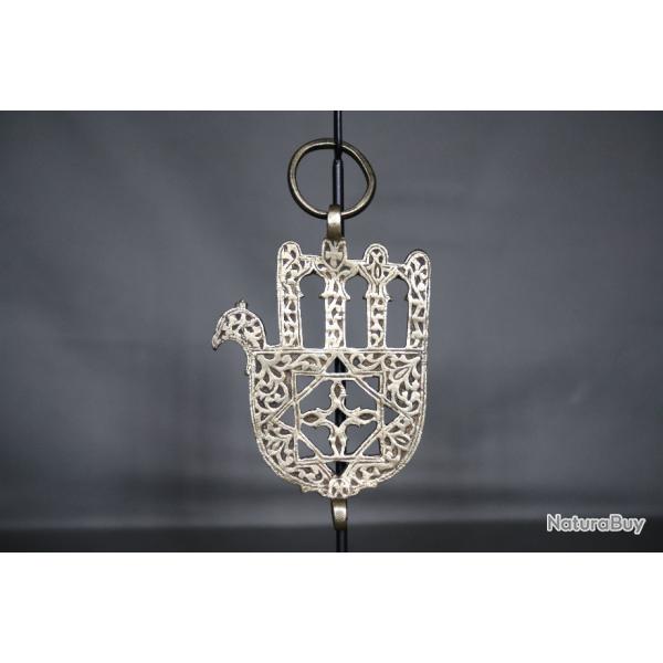 Hamsa ou main de Fatima en bronze - Maroc, 19me dbut 20me sicle