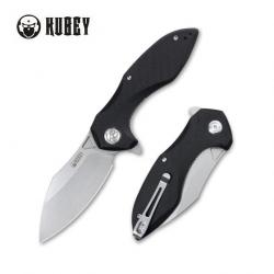 Couteau Kubey Noble Nest Black Manche G10 Lame Acier D2 IKBS Linerlock Clip KUB236A